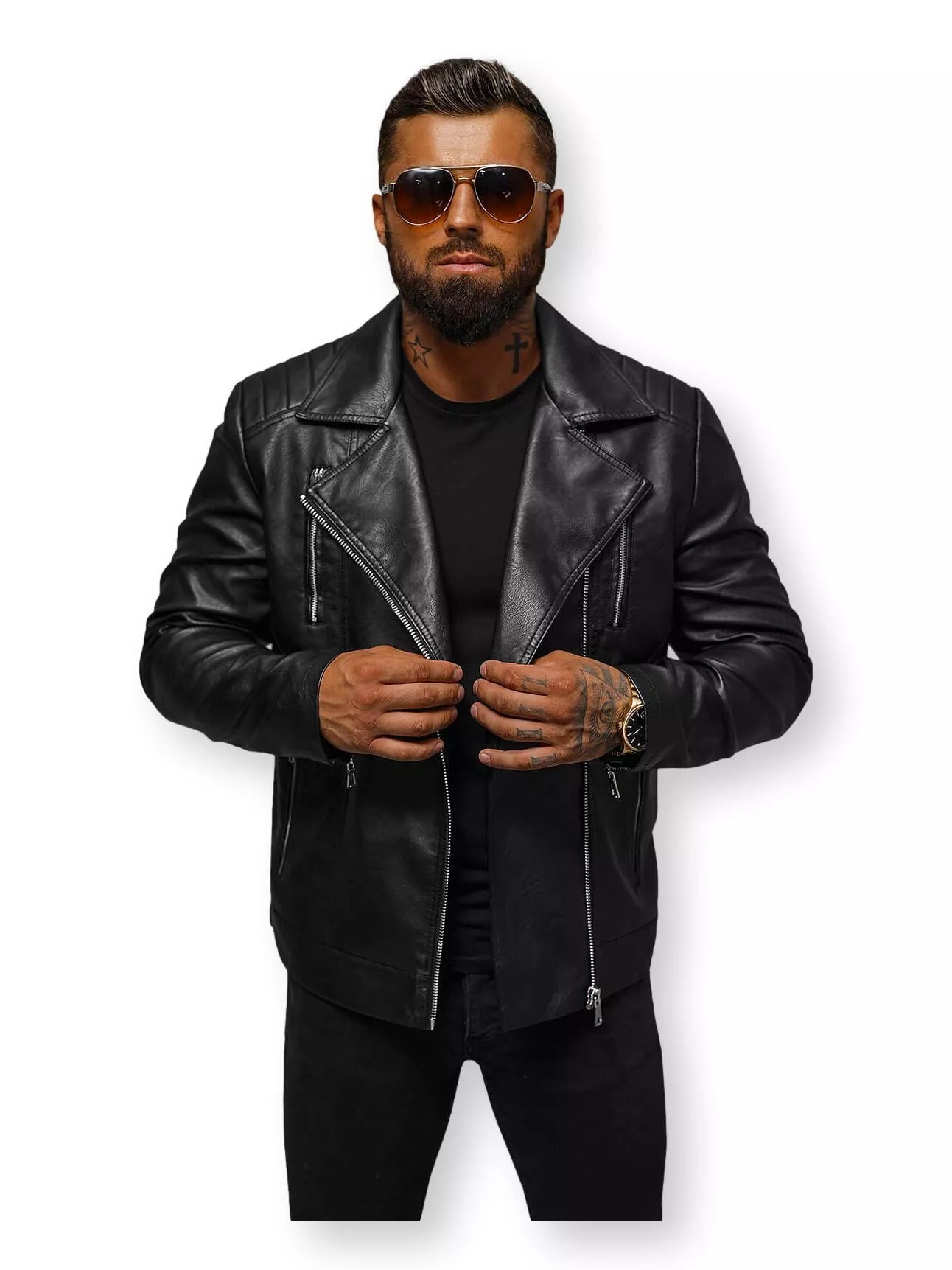 Friziera eko ādas jaka