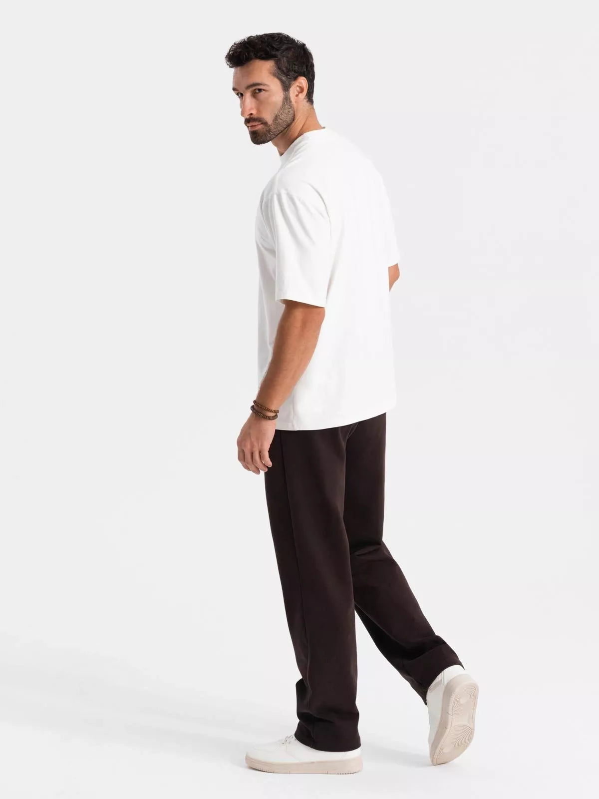 Vīriešu balts T-krekls Doman