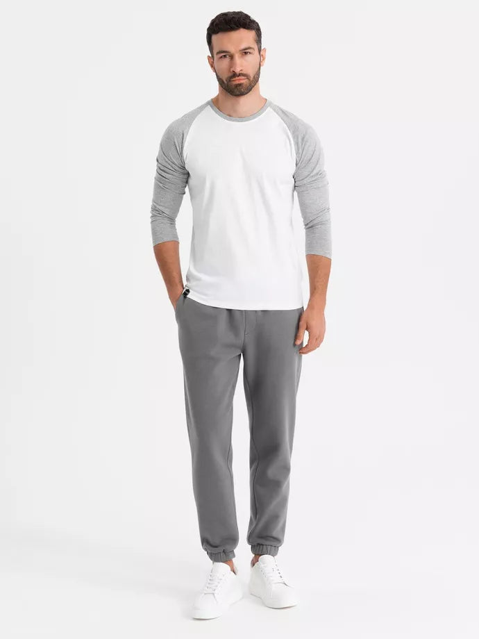 Unisex ikdienas tumši pelēkas bikses Argan