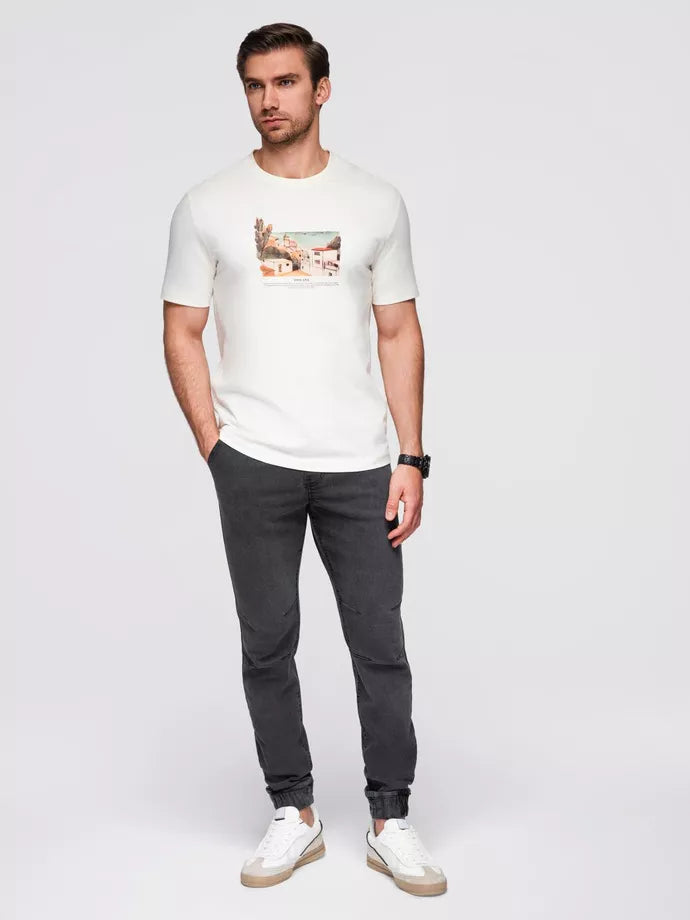 Vīriešu pelēkas bikses Cosmi