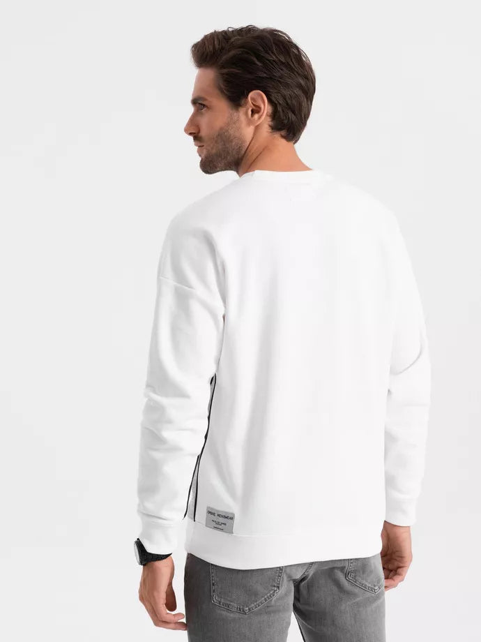 Vīriešu balts/pelēks džemperis Tomson