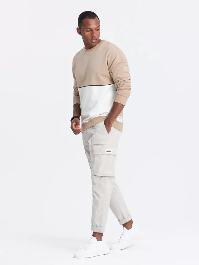 Vīriešu brūns džemperis Tomson