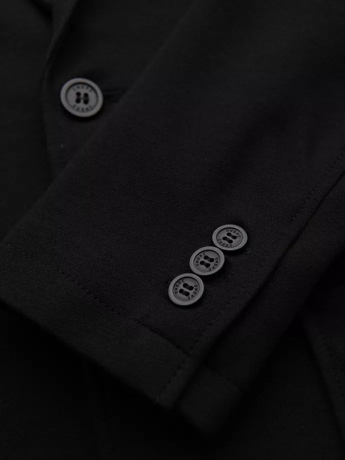 Vīriešu melna jaka Azan