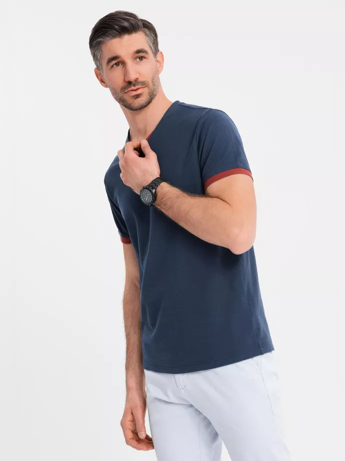 Vīriešu tumši zils T-krekls Brak