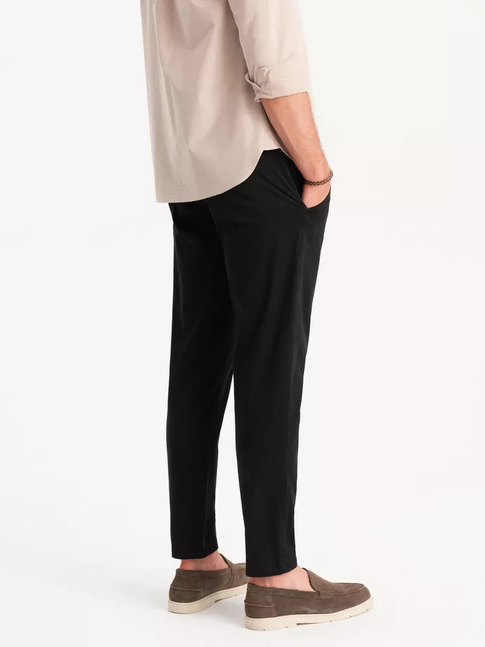 Vīriešu melnas bikses Adam