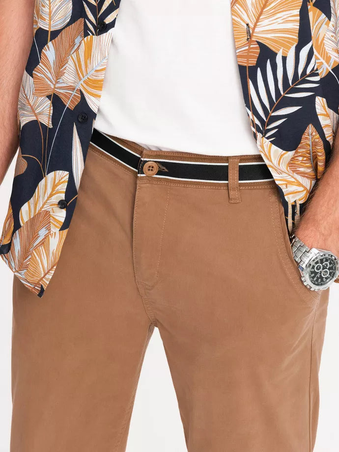 Vīriešu brūnas bikses Adam