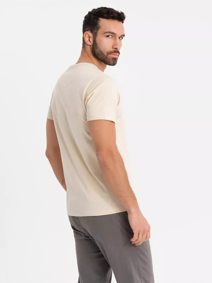 Vīriešu brūns T-krekls "Drosmīgais"