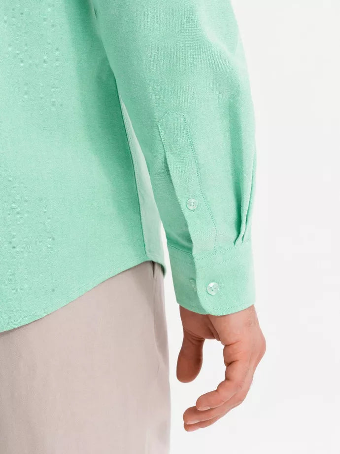 Vīriešu krekls piparmētru krāsā Adrian