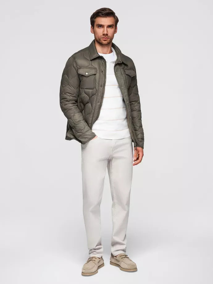 Vīriešu gaiši brūna jaka Lomin