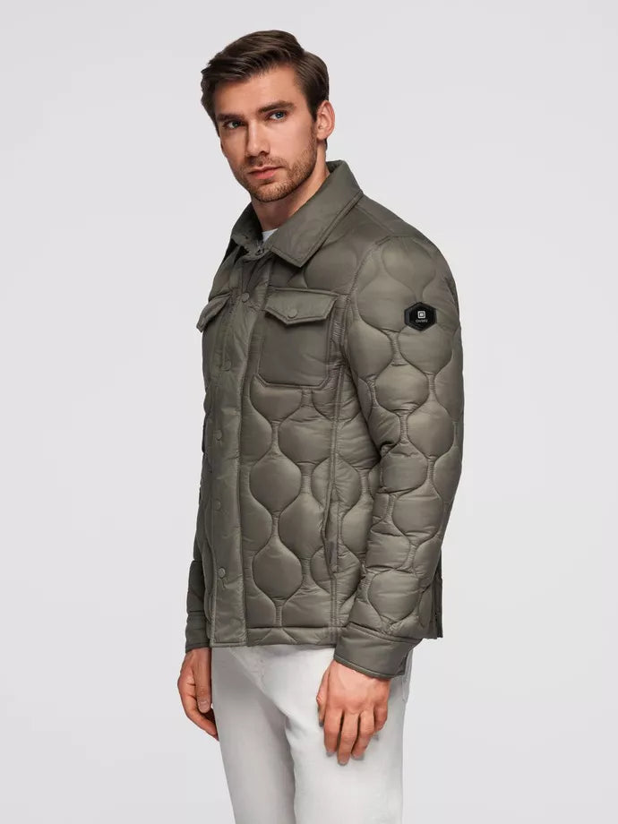 Vīriešu gaiši brūna jaka Lomin