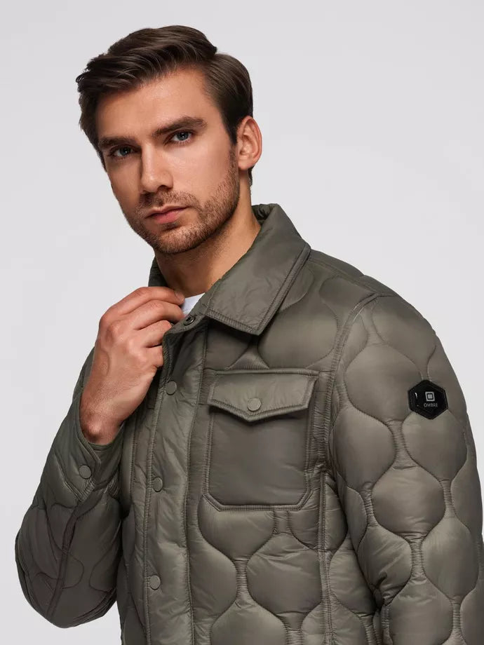 Vīriešu gaiši brūna jaka Lomin