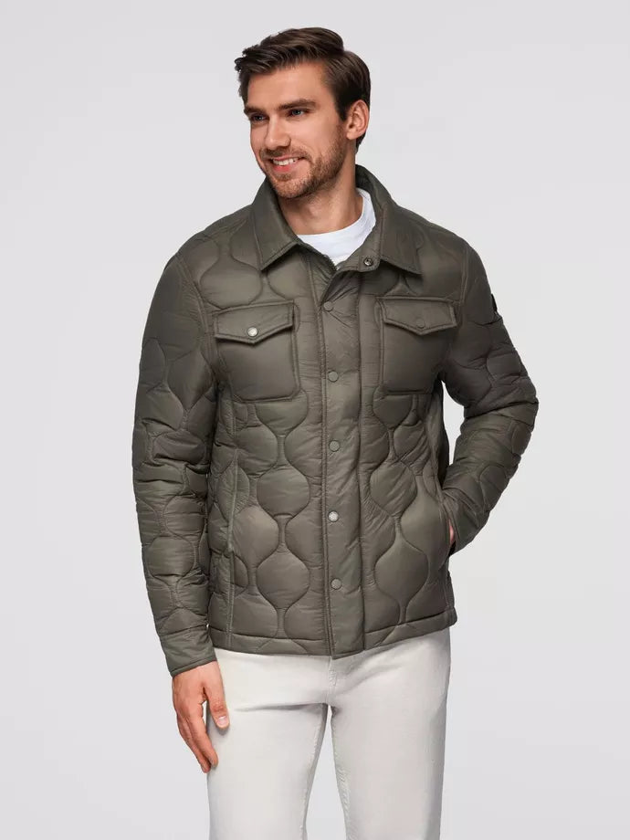 Vīriešu gaiši brūna jaka Lomin