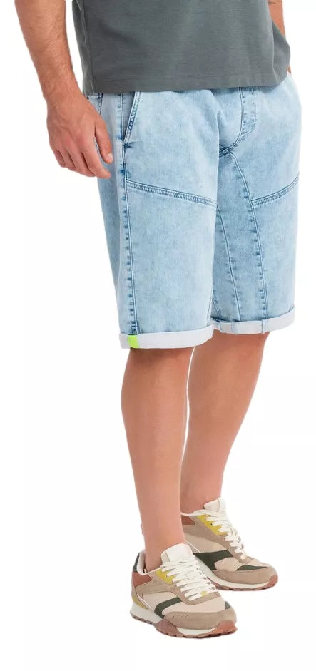 Vīriešu gaiši zili džinsa šorti Makal