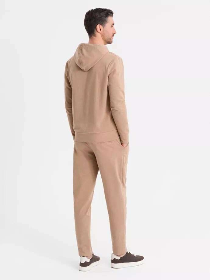 Vīriešu gaiši brūns brīvā laika uzvalks Denat