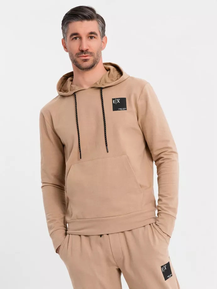 Vīriešu gaiši brūns brīvā laika uzvalks Denat