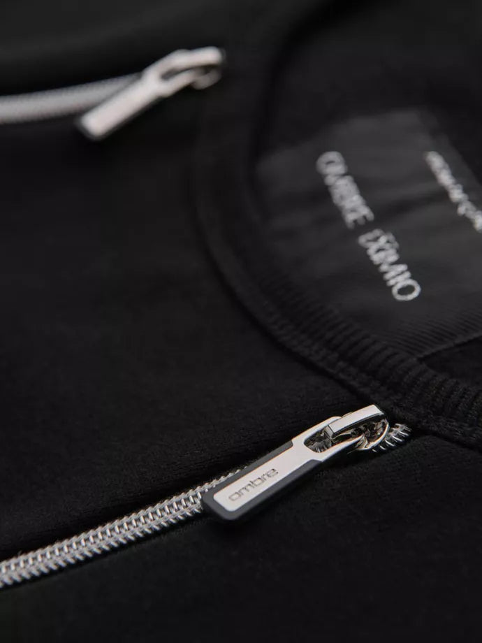 Vīriešu melns džemperis Anum