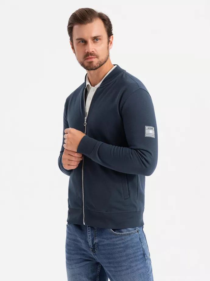 Vīriešu tumši zils džemperis Korn