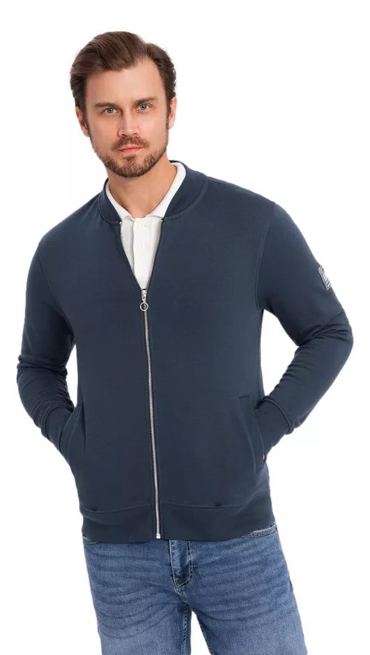 Vīriešu tumši zils džemperis Korn