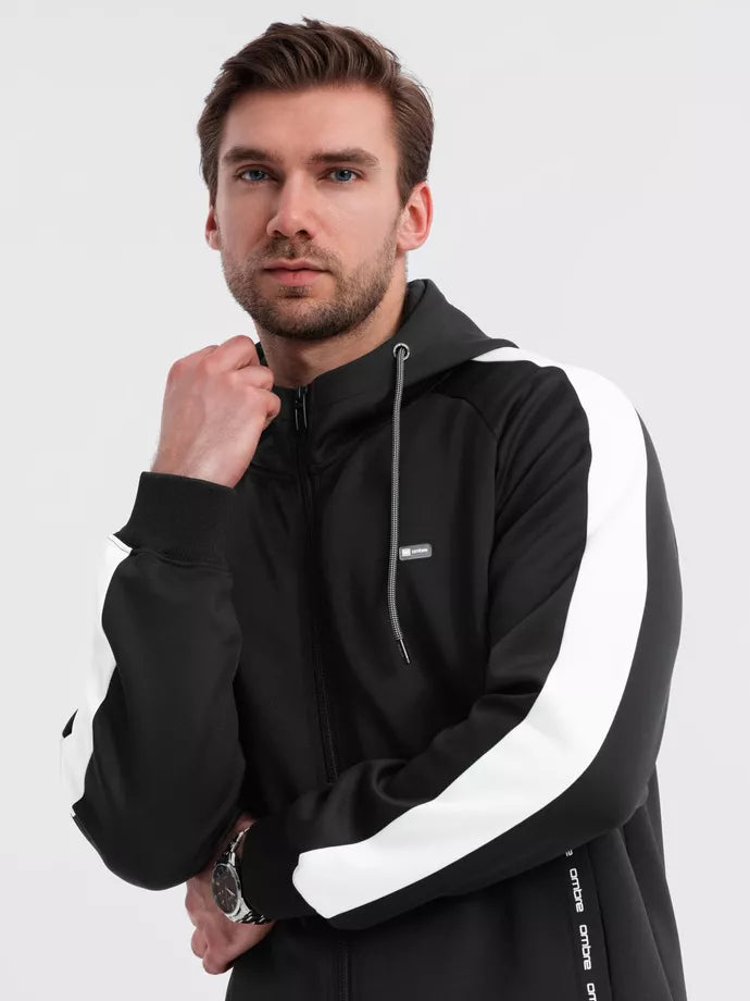 Vīriešu melns džemperis Dan