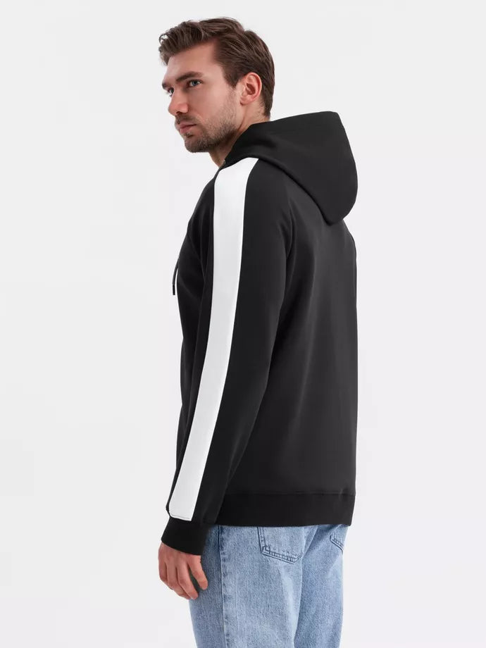 Vīriešu melns džemperis Dan