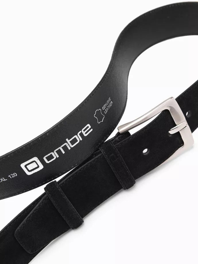 Vīriešu melnā josta Breds