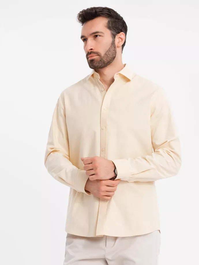 Vīriešu dzeltens krekls Adrian