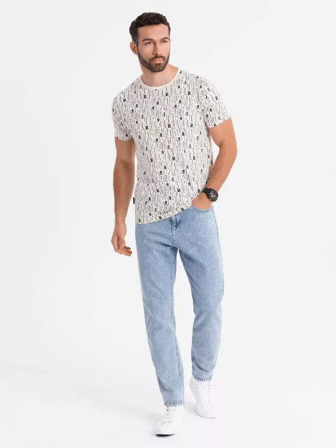 Vīriešu balts T-krekls Authentic