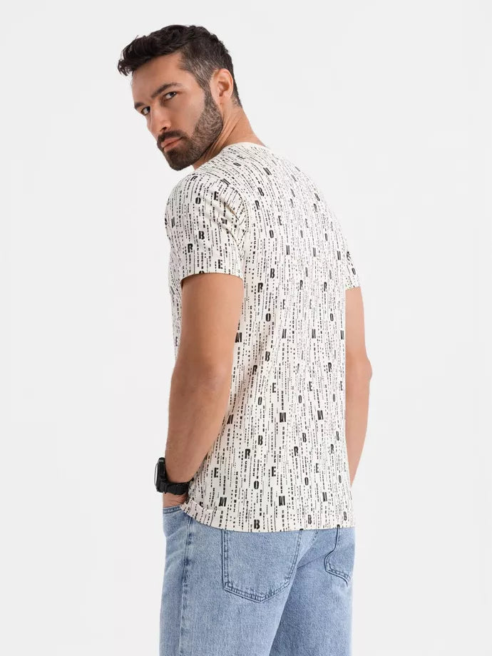 Vīriešu balts T-krekls Authentic