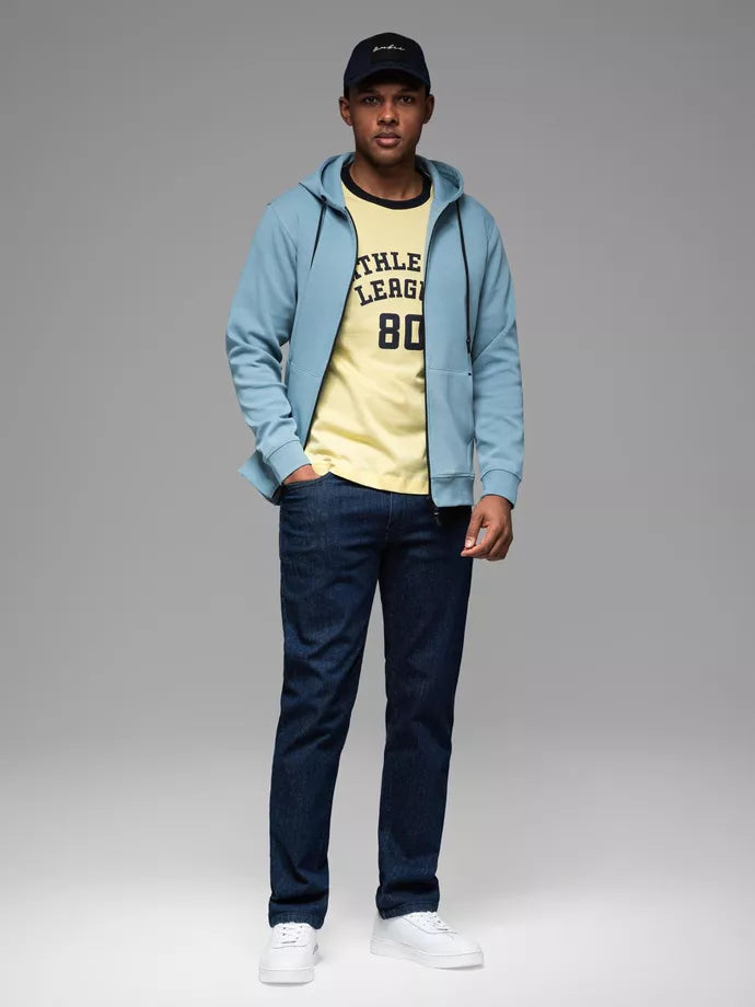 Vīriešu zils džemperis Adal