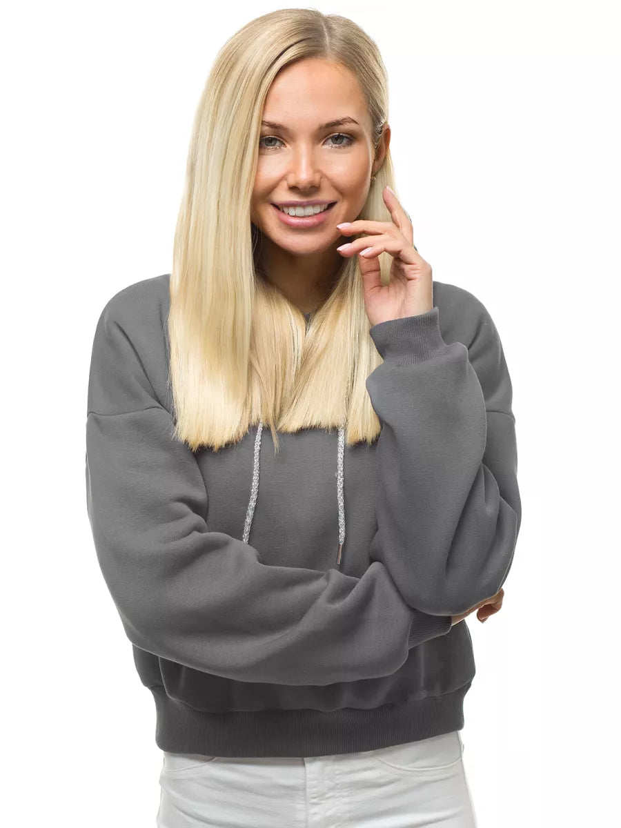 Sieviešu grafīta krāsas džemperis Rema