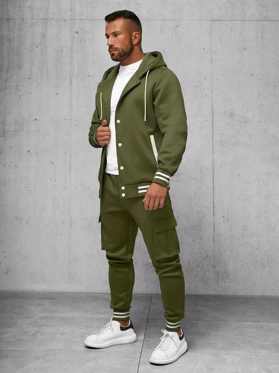 Vīriešu komplekts haki krāsā, Ivans.