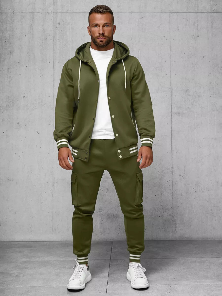 Vīriešu komplekts haki krāsā, Ivans.