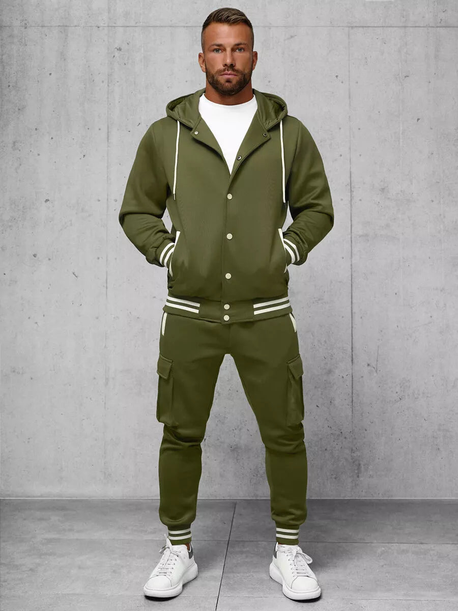 Vīriešu komplekts haki krāsā, Ivans.