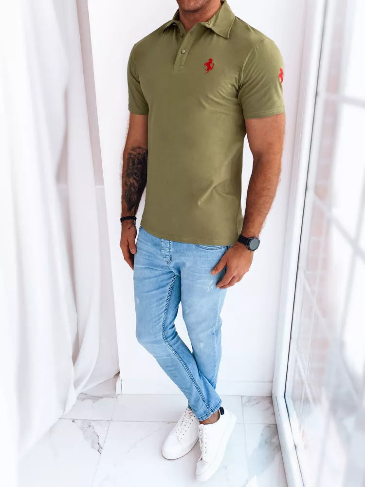 Khaki krāsas polo krekls Horen