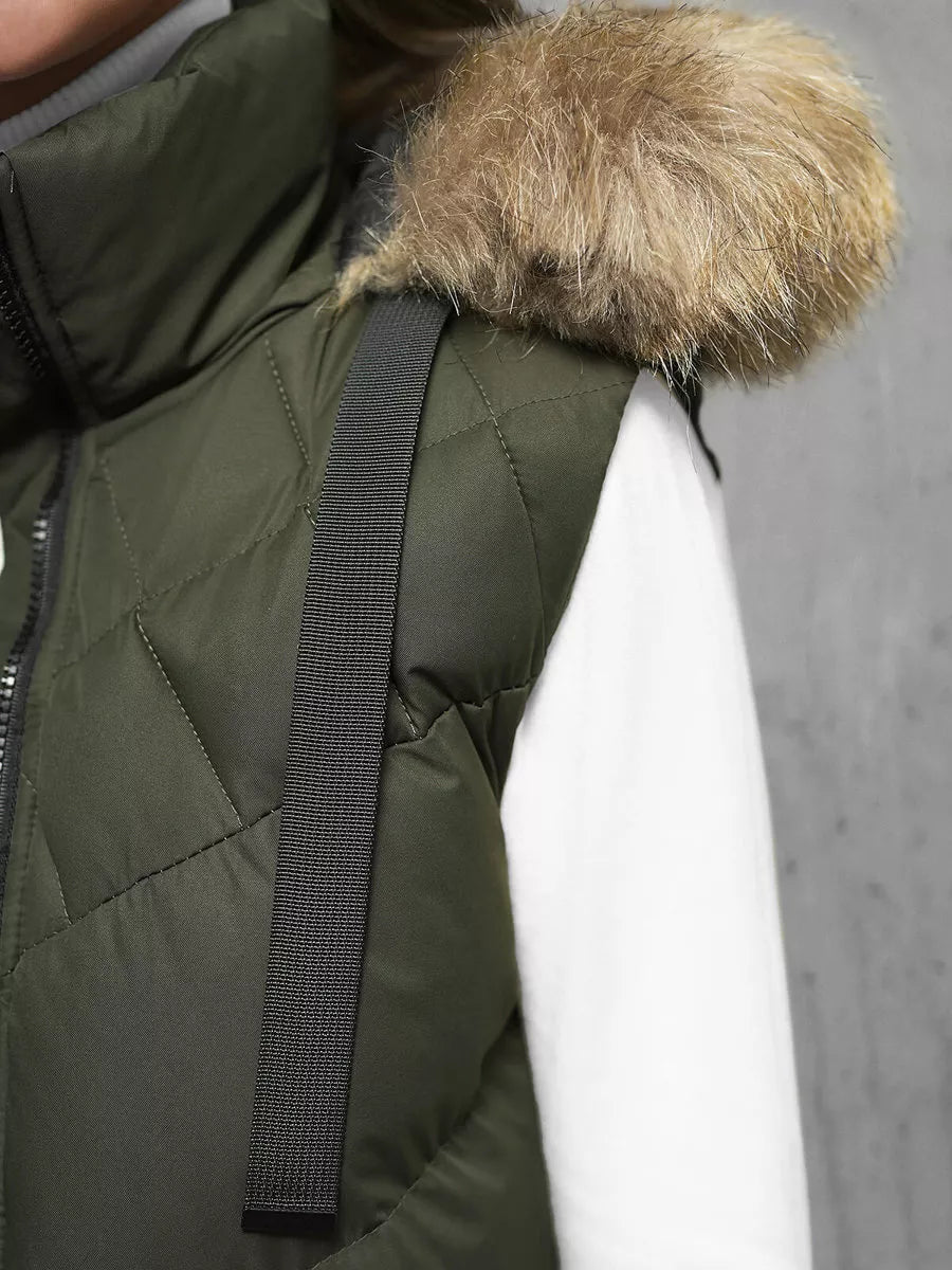 Haki krāsas veste Nuter