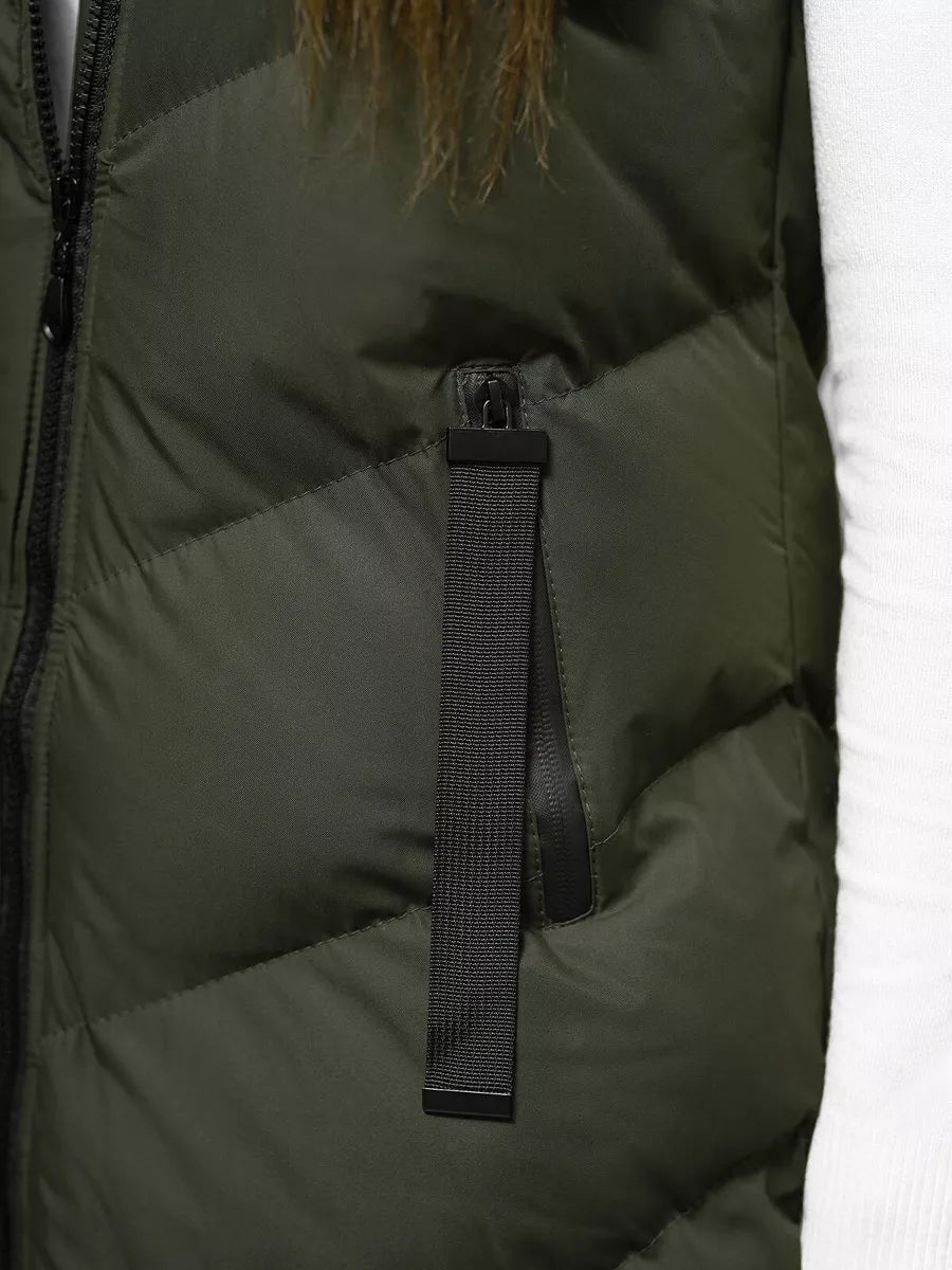 Haki krāsas veste Nuter