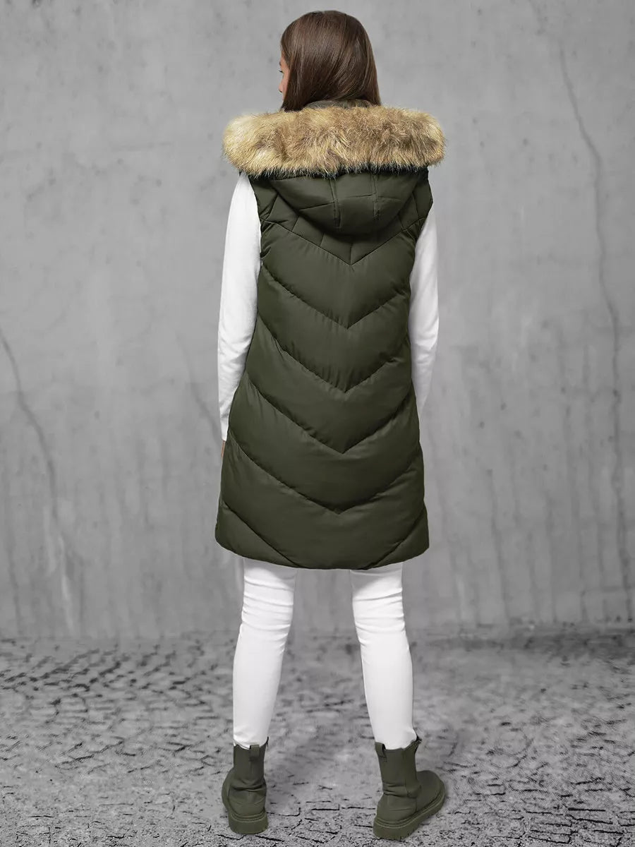 Haki krāsas veste Nuter