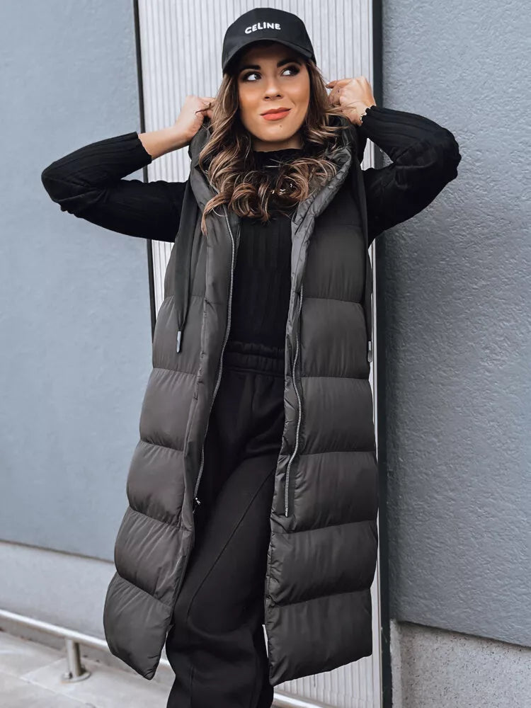 Garā, melnā veste Neki