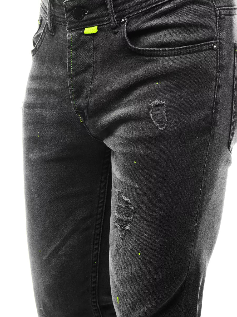 Melni vīriešu džinsi