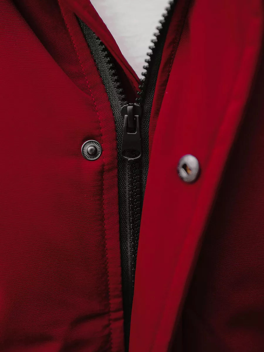 Bomber stila ziemas bordo vīriešu jaka Lemor