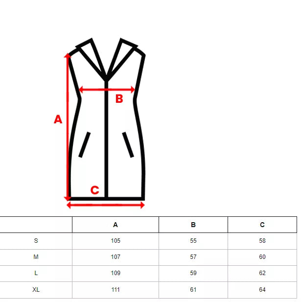 Melna garā veste Apter