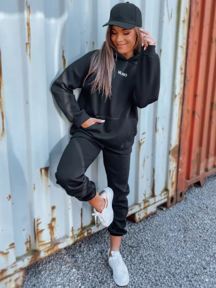 Melns sieviešu komplekts Milano