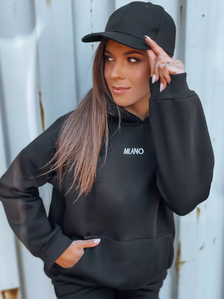 Melns sieviešu komplekts Milano