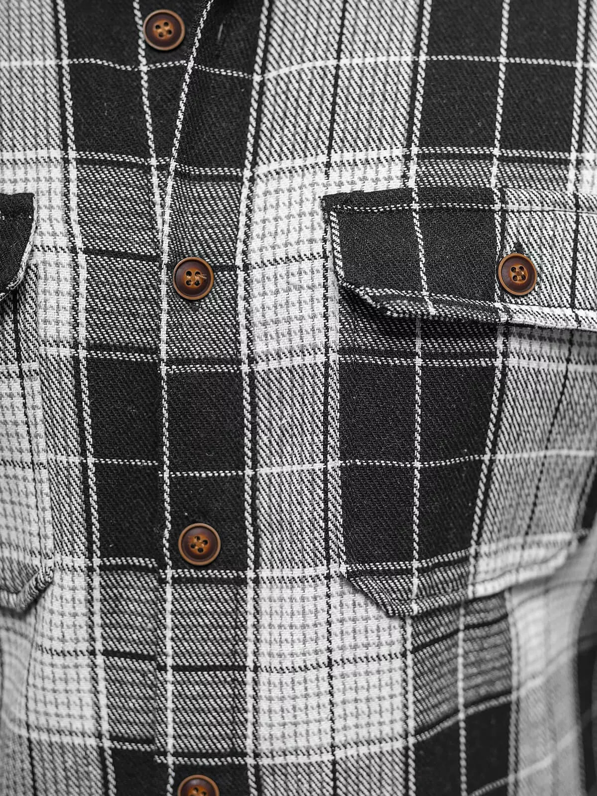 Melns flaneļa krekls Nater