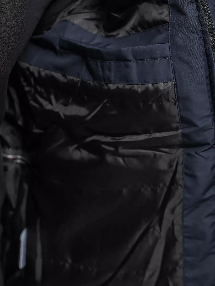 Pelēki tumši zila jaka Reker