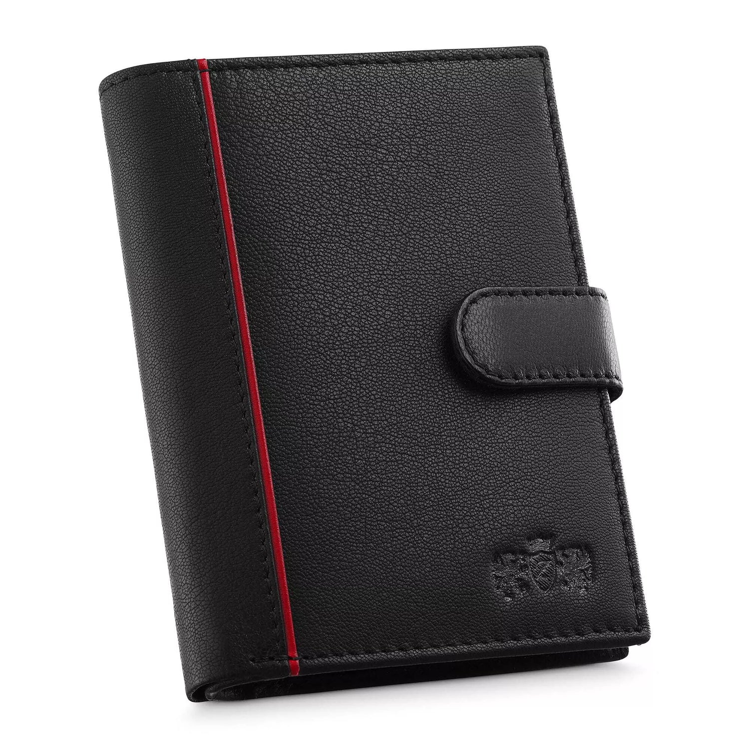 Ādas maks, melns, Gaser