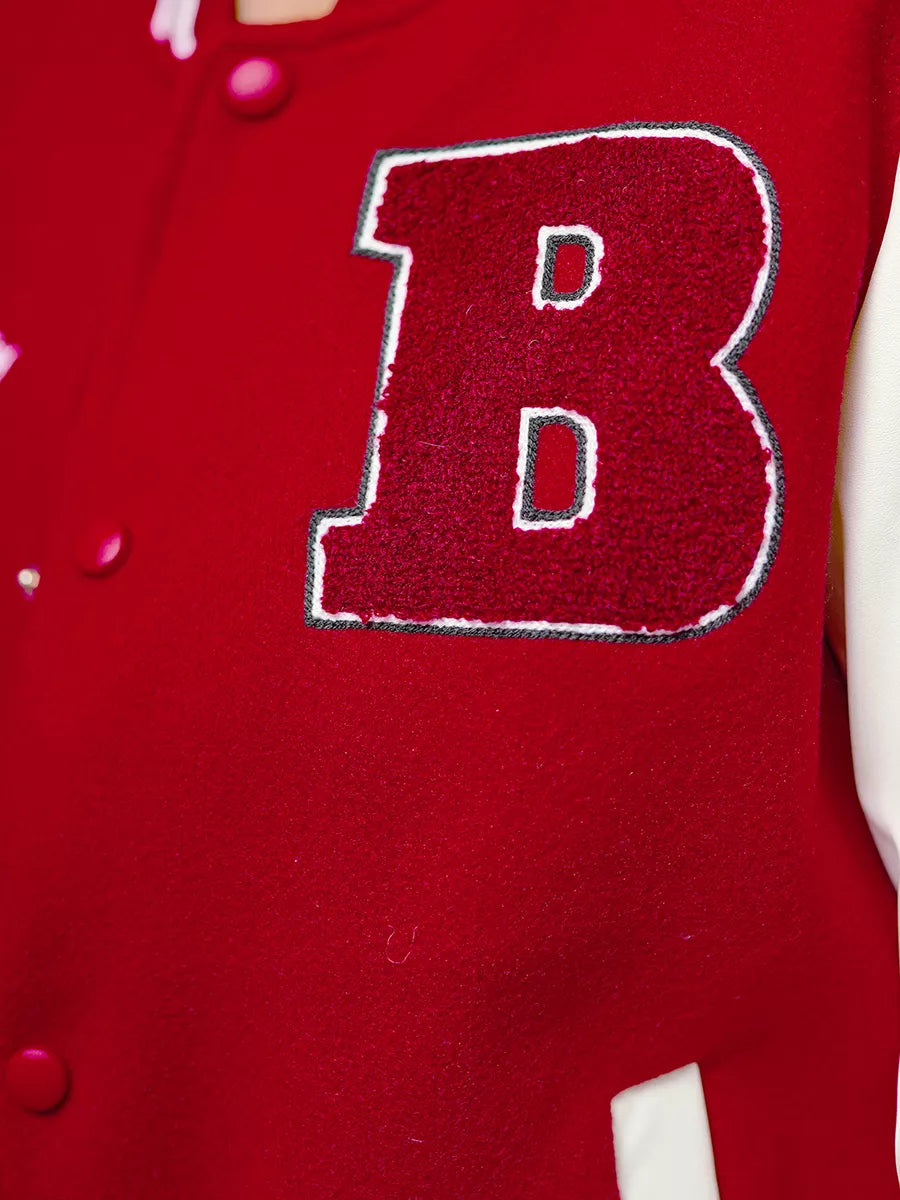 Sieviešu sarkana jaka Heral