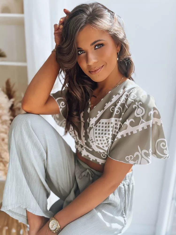 Sieviešu topiņš haki krāsā Aster