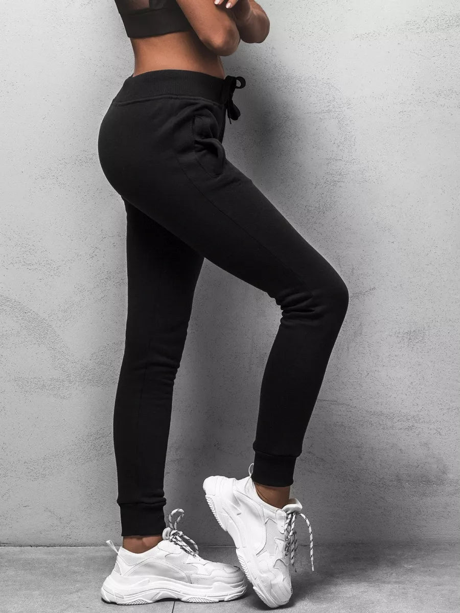 Sieviešu melnas ikdienas bikses Flor