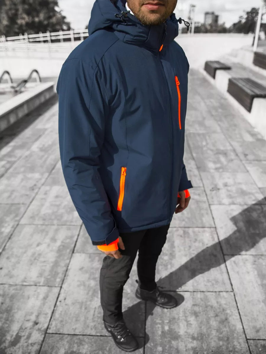 Tumši zila jaka Stoper